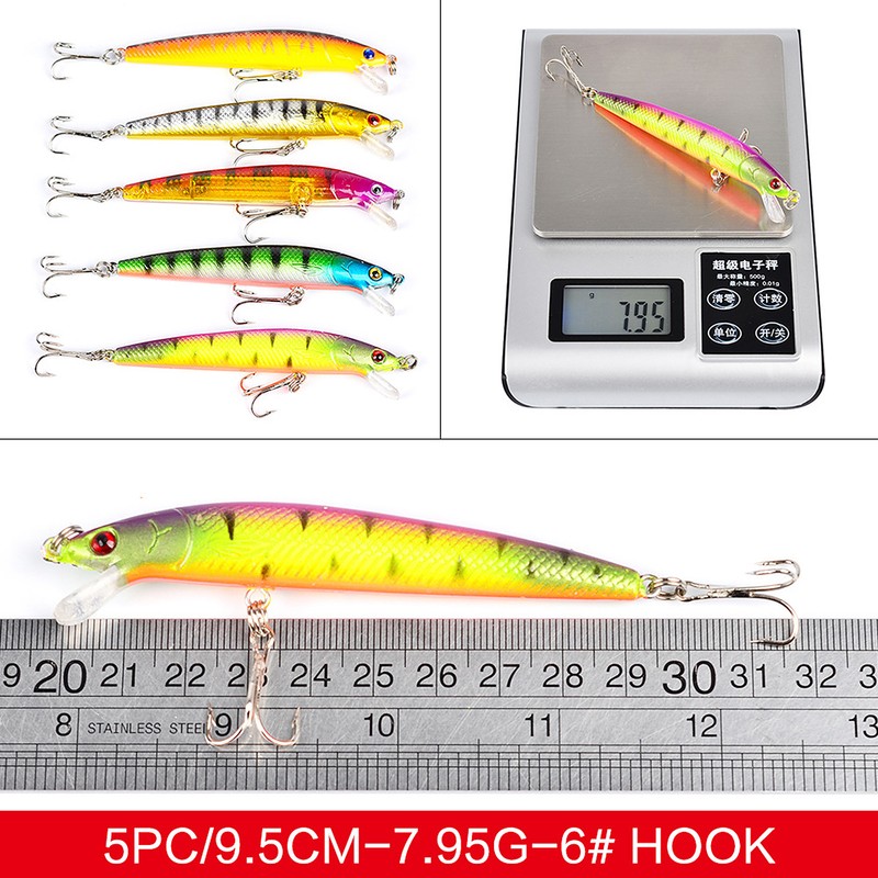 Fishing Lures Set Artificial Hard Bait Bionic Fishing Lure Minnow