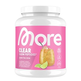 MORE NUTRITION MORE Clear Glow Peptides, Green Tea Lime, 600 g, untersttzt Muskeln, Haut, Gelenke, Sehnen und B?nder - made in Germany