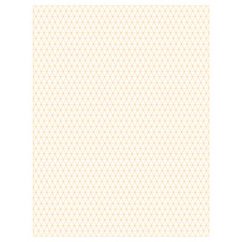 Design Ideation Orange Grid Paper : Premium Multi-Media Grid Paper for Pencil, Ink, Marker and Watercolor Paints. Great for Art, Design and Education. 25 Sheet Pack (8.5" x 11") (ISO Grid Horizontal)