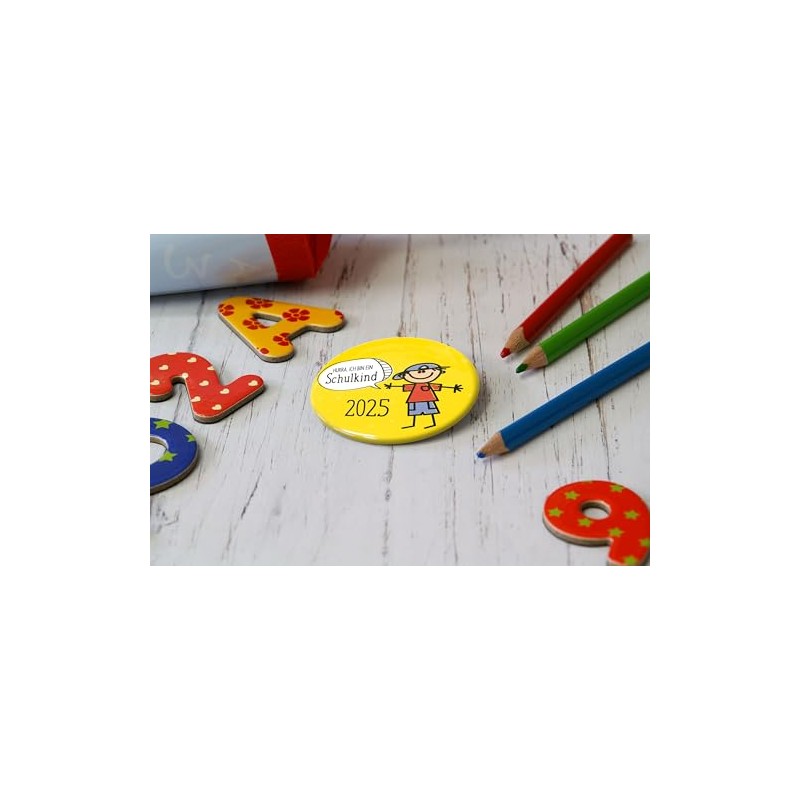 Button Badge School Children Gift for School Cone for Back