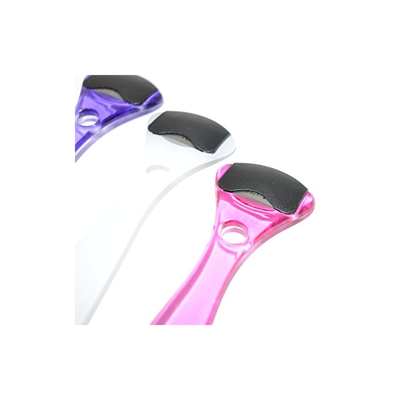 Set of 3 Coloured Callus Slicers Disposable with Planer Blade