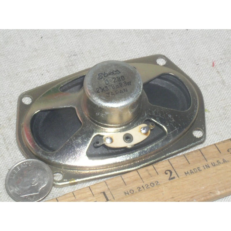 SPECO 1 SPECO NEW 8 OHM .3W 1/3 WATT OVAL