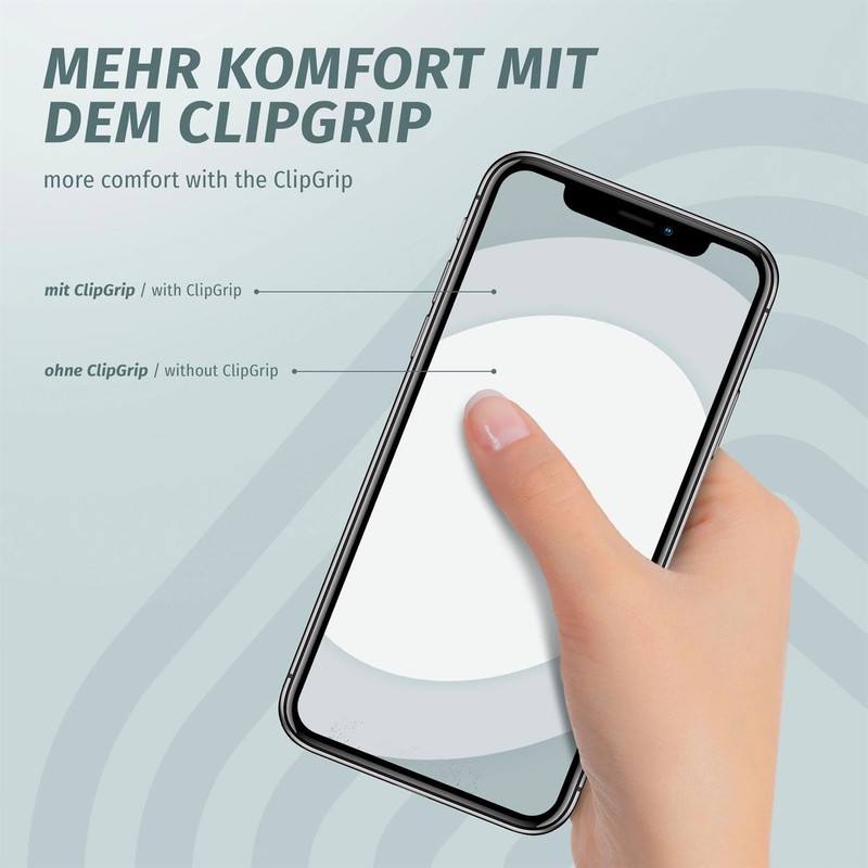 ONEFLOW CLIPGRIP for all BLU mobile phones, White