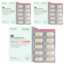 Dr.Lin Mega Vitamin B Complex Max, 60 tablets, 3 units / 닥터린 메가 비타민B군 맥스, 60정, 3개