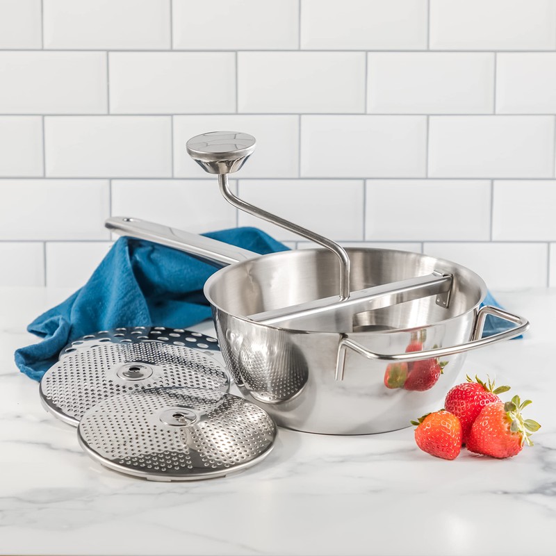 Prep•N•Cook by McSunley Stainless Steel Food Mill