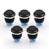 FILN 5PCS 19mm Momentary Push Button Switch, Small Reset Spst