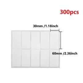 CZAKOMIX 30 Sheets of 300 Fridge Labels, Freezer Labels for Labelling, Removable Labels, for Fridges, Kitchen and Jam, Sealed Jars, Bags and More (Size 5.9 cm x 2.9 cm)