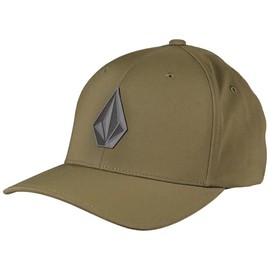 Volcom Men's Standard Stone Tech Delta Water Resistant Hat, Squadron Green