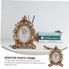Ipetboom Retro Picture Frame European Style Resin Photo Holder for