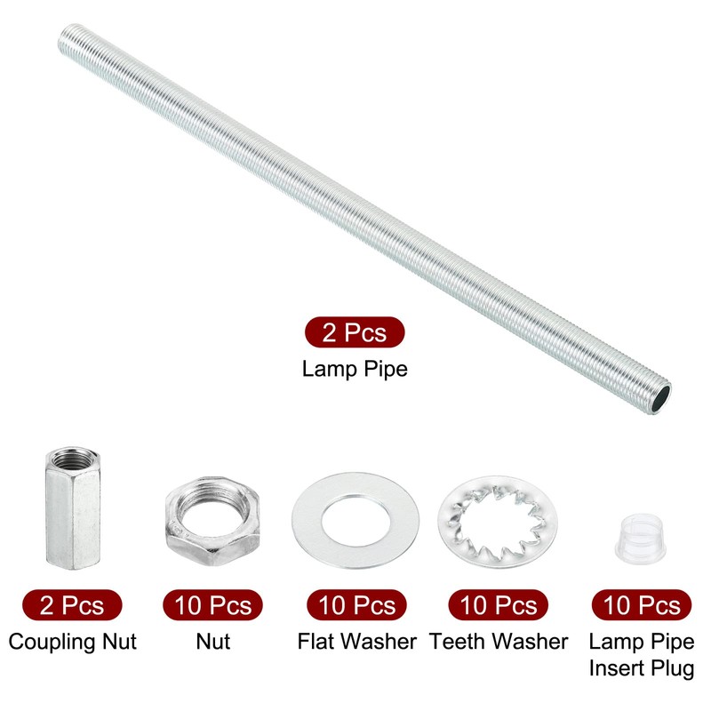 PATIKIL M10 Thread 7.87 Inch Lamp Cable Kit with Lock