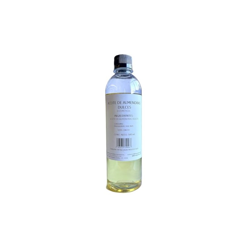 Aceite de Almendras Dulces 500 ml corporal cosmética masajes vegetal