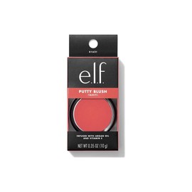 e.l.f. e.l.f. Putty Blush, Creamy & Ultra Pigmented Formula, Infused with Argan Oil & Vitamin E, Tahiti, 0.35 Oz (10g)