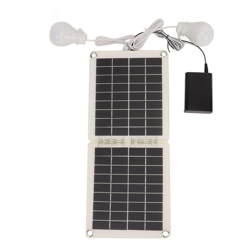 Solar Light Bulbs 60W Solar Powered Portable Camping Light with