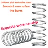 Qrity 10Pcs Coil Extended Compressed Spring, Compressed Springs, 304 Stainless