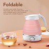 0.6L Foldable Electric Kettle 600W Heat Resistant Rust Proof Portable