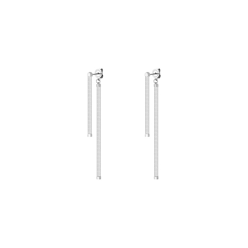Brosway Essential BNL091 women's snake chain drop earrings in 316L
