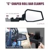 Aluminum UTV Side Mirrors Fits 1.75"-2" Roll Cage Bar America