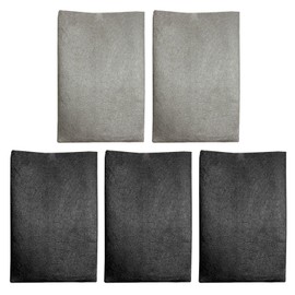 QFEHTHSK Pack of 5 Cleaning Cloths, Household Cleaning Tools, Reusable Cleaning Cloth, Suitable for Glass, Mirrors, Tableware, Furniture and More