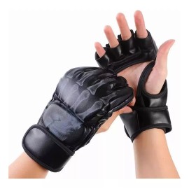 DIUNASENGTECH. Guantes Entrenamiento Medio Dedo Kickboxing Box Fighter Muay
