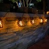LED Simulation Solar Flame Light Garden Lights Solar String Lights