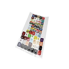 Manitowoc Beverage (MAO6A) Label Sheet Variety Valve/Flavor