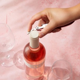 Houdini Zippity 2-Step Corkscrew, Built in Foil Cutter, MIXED