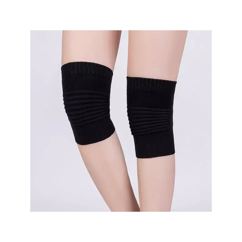 Sangpumsangseserom chamjo 무릎 보호대 부드러운 면 [블랙/L] Soft Cotton Knee