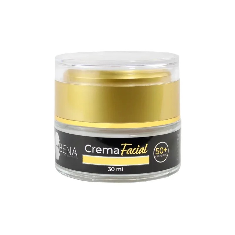 Crema Facial Antiedad para Hombre Bena de 50+ con Ácido