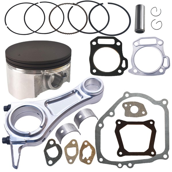 AKSGKGQ Billet Rod（3.303） Kit 70mm Ceramic Coated Flat Top Piston