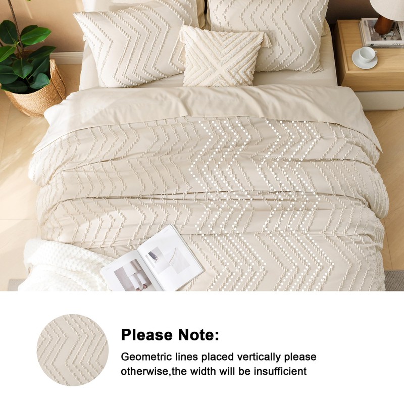 Litanika Super King Plus Size Comforter Set with Sheets Beige