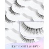 Ukrizi Natural Lashes Natural Eyelashes Short Eyelashes Natural Look False