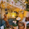18 Tin Bell, Christmas Bell, Retro Pumpkin Shaped Decorative Bell,