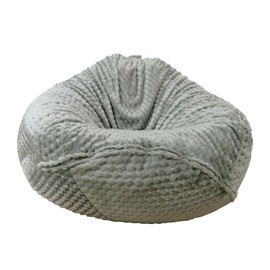 Cover without Filler Grid Bean Bag Cover Bean Bags Chair without Filling Stuffed Toy Storage Washable Soft Plush Sofa Cover