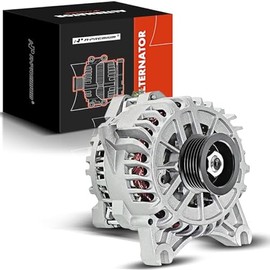 A-Premium Alternator Compatible with Ford & Lincoln Models - F150, Expedition, Navigator, Mark LT - 2004-2008 - 4.6L 5.4L V8-12V 110Amp CW 6-Groove Pulley, Replace# 4L3U-10300-BA, 40014066, AFD0110