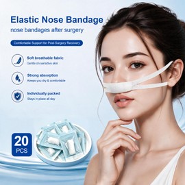 Individually Wrapped Nose Bandages After Surgery,Ear‑Loop Nose Gauze 20 pcs