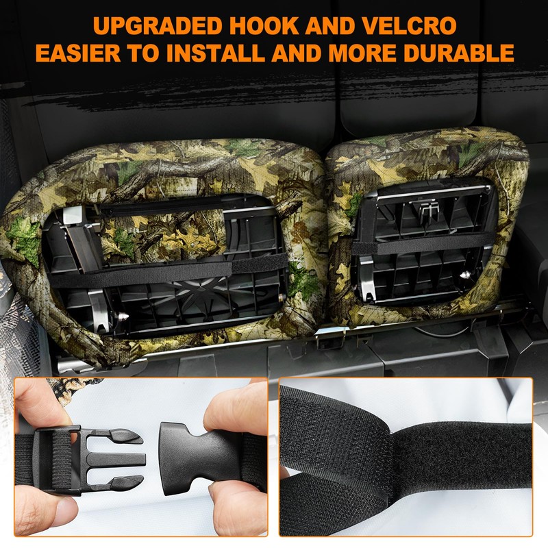 BORDAN UTV Waterproof Seat Cover for Can-Am Defender MAX 2018-2024/MAX