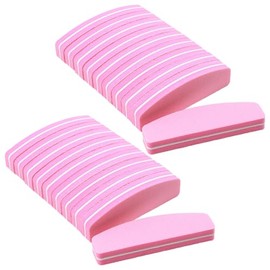 20 Pzs Limas de Uñas de Esponja, Tiras Abrasivas Mini para Manicura y Pedicura, Limas para Pulir y Moldear Cuidado Profesional Uñas, Herramienta Práct