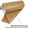 BOMEI PACK PTFE Glass Cloth Tape, 1 Pack 10 "x