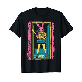 Creepy Girl Bunny Grunge Slasher Pastel Goth Anime Horror T-Shirt