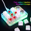 Koolertron 9-Key Mechanical Numpad with 2 Programmable Knobs, LED Backlit
