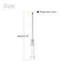 TOP-VIGOR 2pcs Mini Phillips Screwdriver 3mm Cross Head 95mm Length,