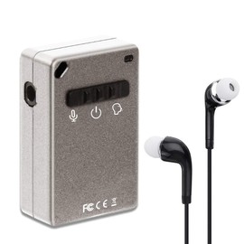 Cube Voice Recorder, Voice Activated Noise Cancelling Sound Recording Box, Play Recorded Sound by 3.5 Plug Earphone, Voice Memo Recording Device with 32GB Memory for Class, School, Meeting, Students