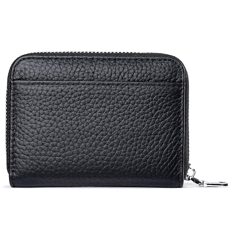 Yocipa Genuine Leather Coin Case, 6 Compartments, Women's, Mini Wallet,