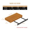 2pcs Floating Shelf Bracket Heavy Duty,Decorative Floating Shelf Hardware Hidden