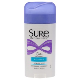Sure Sure Deodorant 2.7 Ounce Original Solid Regular (Pack of 6)