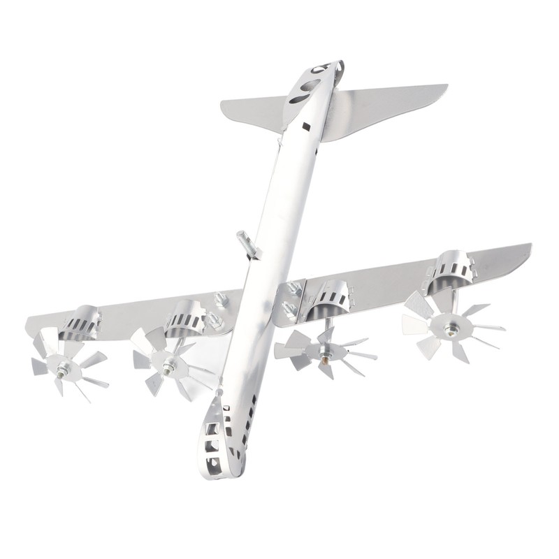 Aircraft Wind Spinner Metal Windmill Airplane Wind Spinner Sculpture for