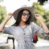 Yogo Vision Trendy Small Rectangle Sunglasses for Women Retro Fashion