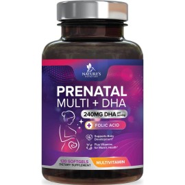 Multivitamínico Prenatal Nature's Nutrition Con Ácido Fólico