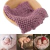 Baby Photography Props Basket Braid Wool Wrap Newborn Photo Shoot