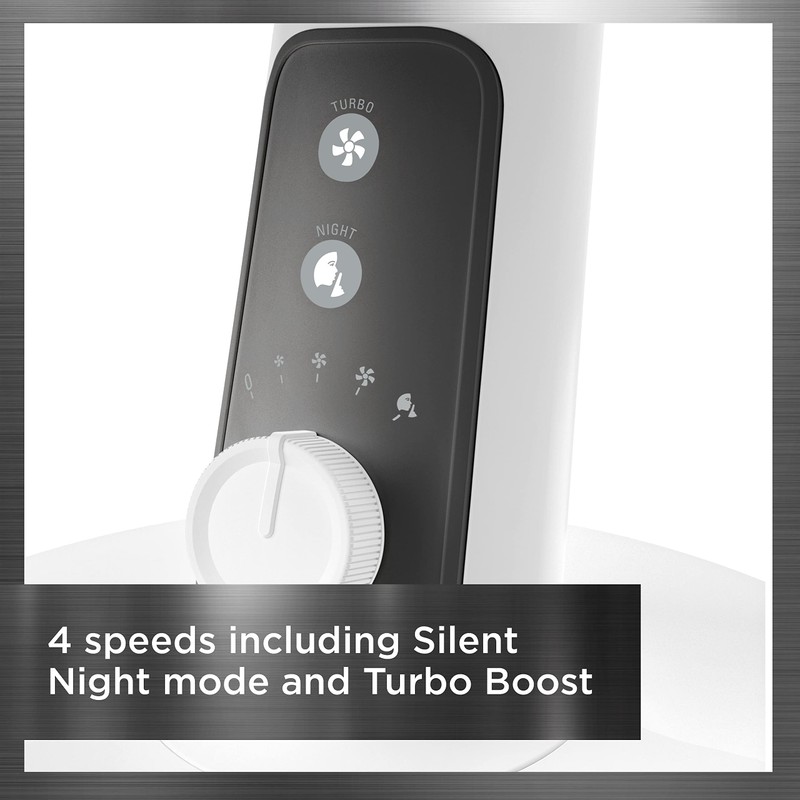 Rowenta, Desk Fan, Turbo Silence Table Fan, 12 Inches, Ultra
